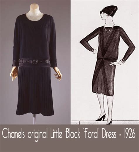 original coco chanel little black dress 1920|little black dress vogue 1926.